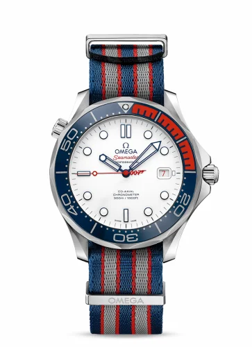 Omega Seamaster Diver 300M Co-Axial 41 White Gold /James Bond Commander's Watch 212.62.41.20.04.002 (21262412004002, Commander, James Bond, 007)